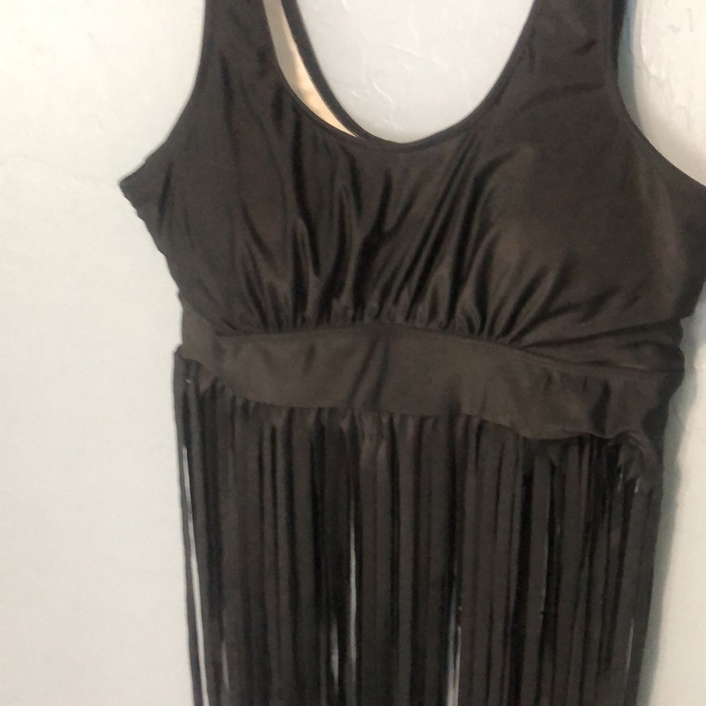 Plus Size Fringe Bathing Suit Top - Size 2XL